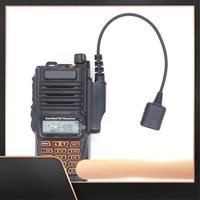 Adapter Cable For Baofeng UV-9R Plus UV-XR Waterproof To 2 Pin UV-82 UV-S9 Walkie Talkie Headset Mic
