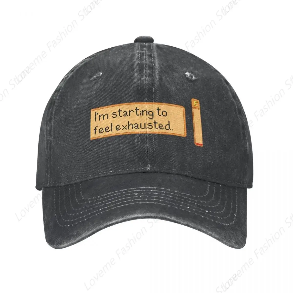 I'm starting to feel exhausted Hat Adjustable Washed Hat Sun Visor Baseball Cap Outdoor Sports Hat Unisex Adult Hat For Camping