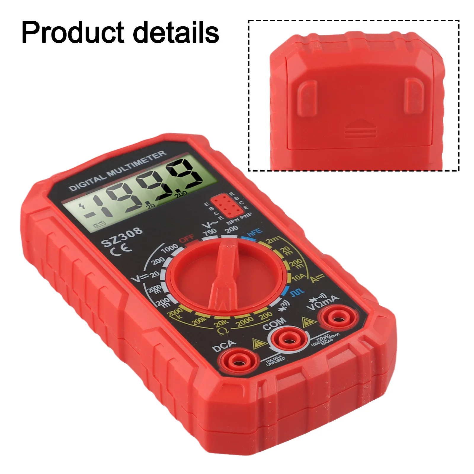 Electrical Multimeter Sz308 Tester Professional LCD Display Voltage Meter Multimeter Adopts Smart Multimeter With LCD Display