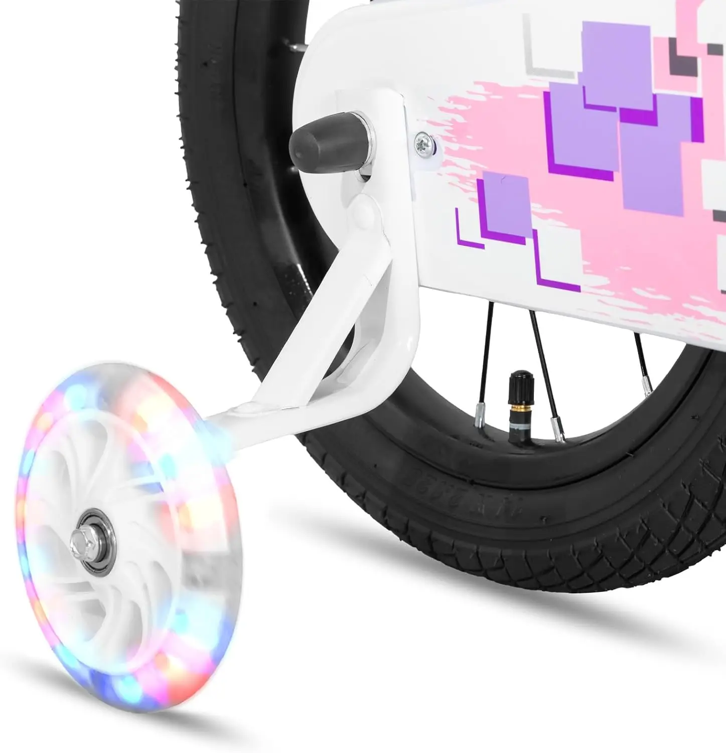 دراجة 12 بوصة مع عجلات تدريب للفتيان والفتيات من عمر 3 إلى 12 عامًا