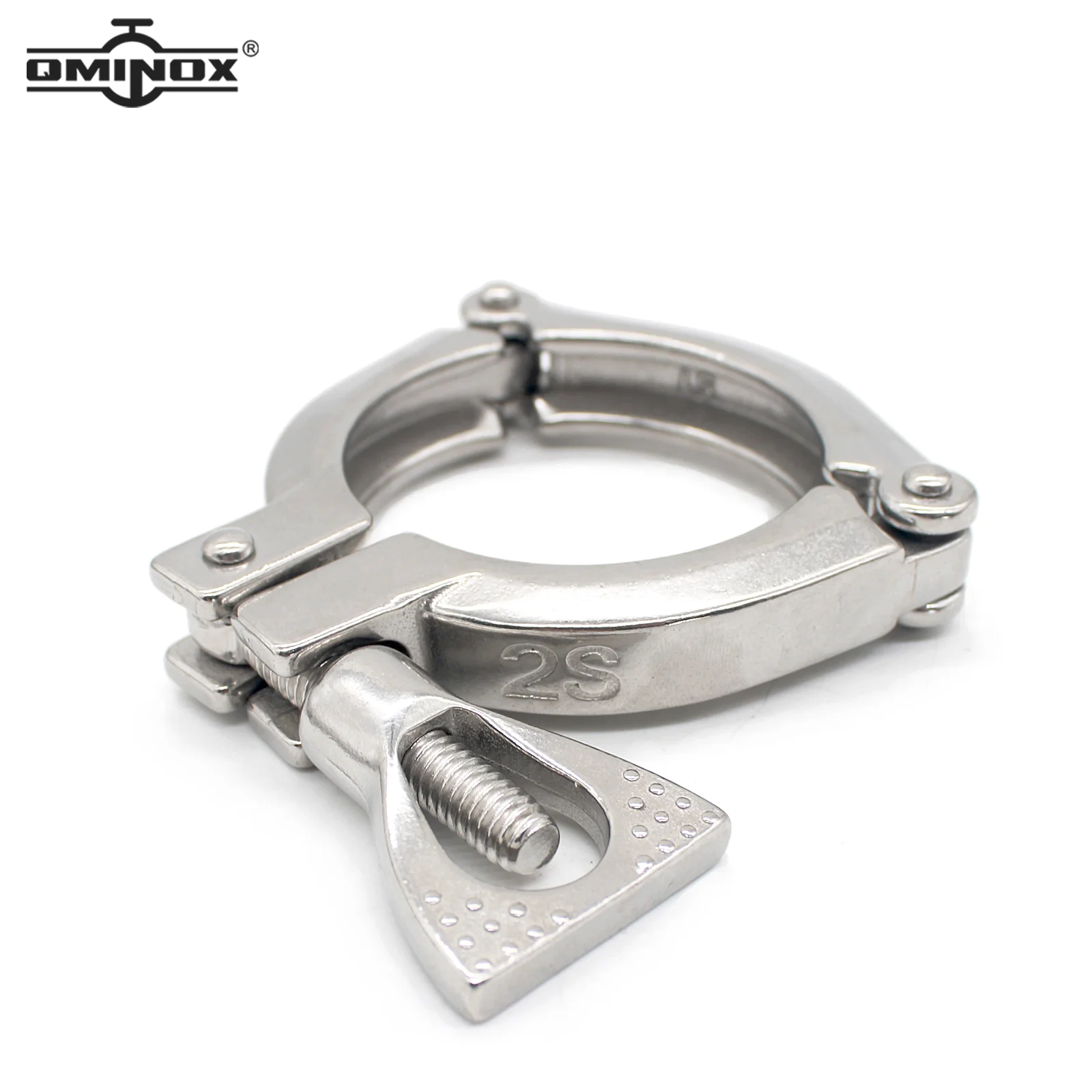 QMINOX SS304 three pieces Clamps ISO Three Segment Heavy Duty Tri-Clamp 1.5\