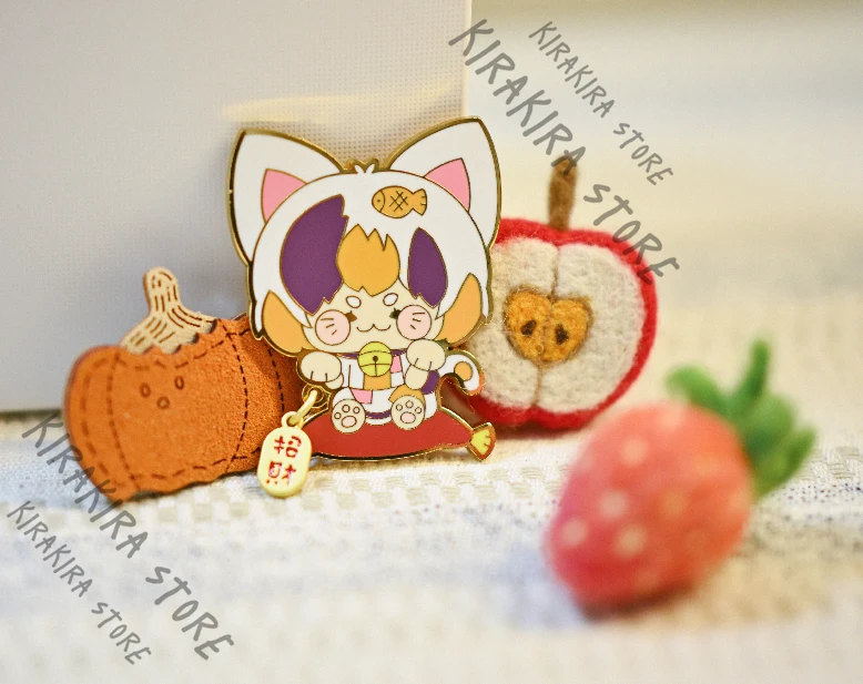 

Touhou Project Goutokuji Mike Metal Plaque Badge Cosplay Emblem kawaii Anime Pins Bags Pendants Ornaments present breastpin