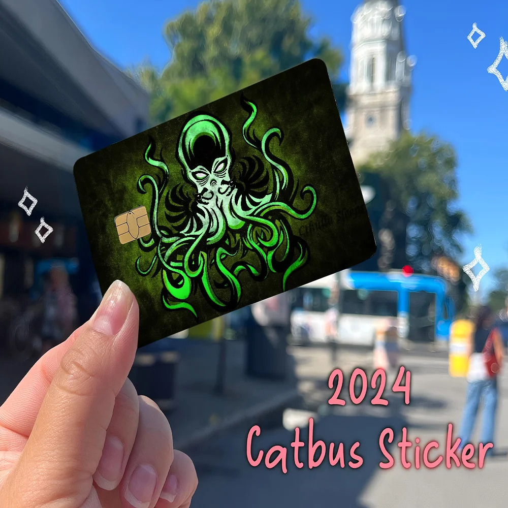 Cthulhu MythosAnmie Sticker Film Skin Cover For Credit Card Debit Bank Card Front