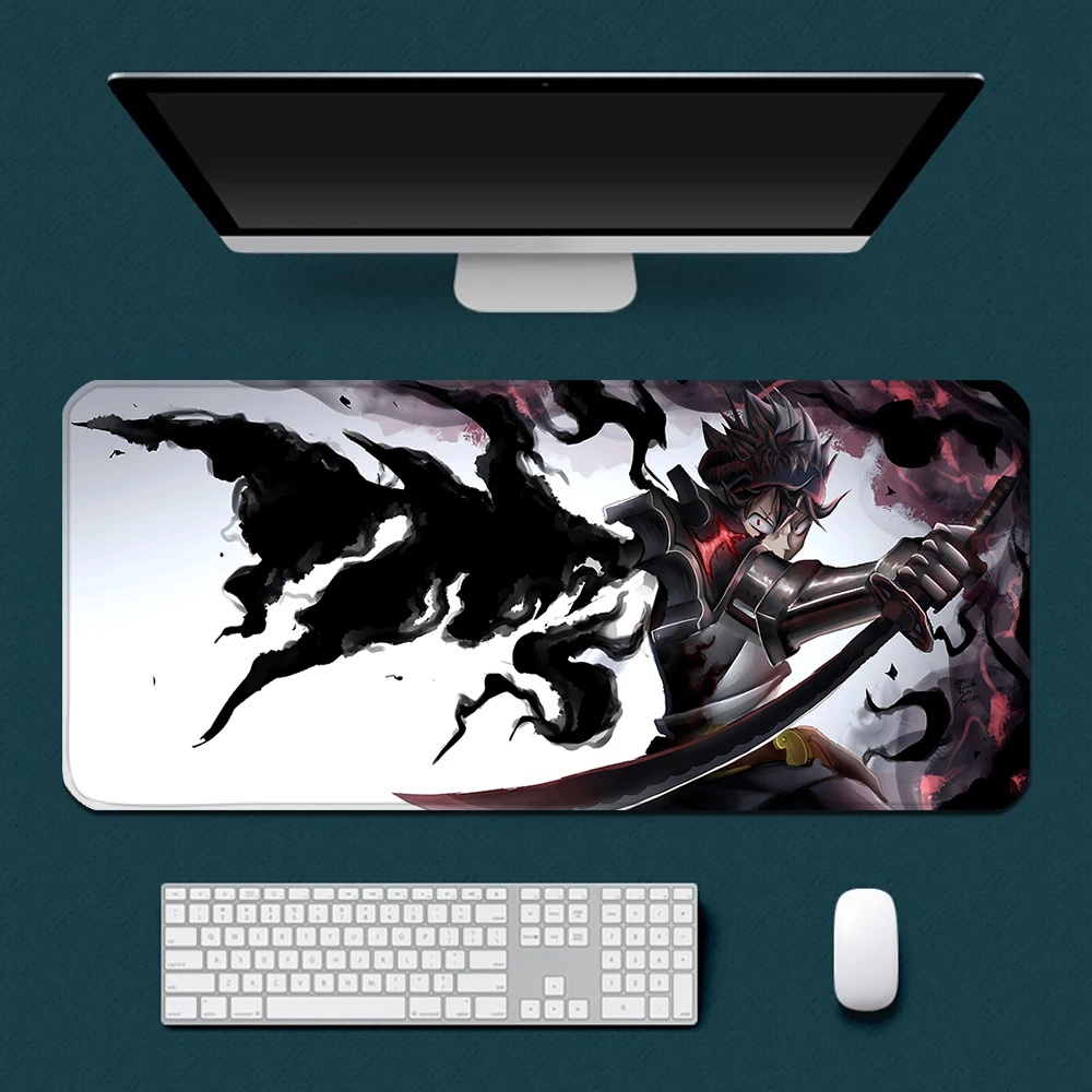 Anime Clover juvenile Asta Mousepad HD Printing Computer Gamers Locking Edge Non-slip Mouse Pad XXL90x40cm Keyboard PC Desk Pad