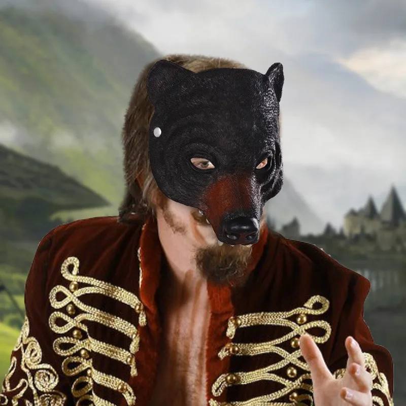 

Halloween Mask Carnival Bear Mask Bar Makeup Ball Stage Performance Role Playing Props Party Props Mask