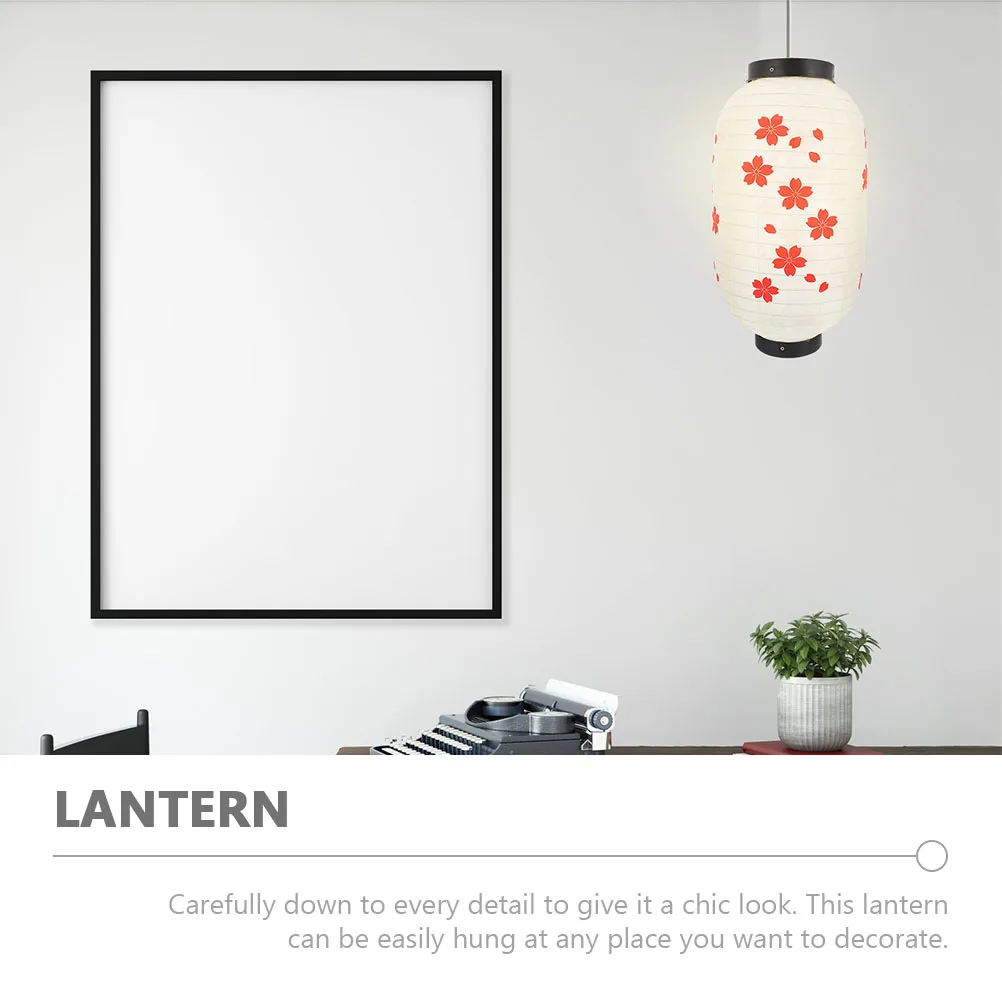 

2Pcs CherryBlossomLanternDecor 15x20cm FabricHanging SushiShopPartyPhoto Background JapaneseTheme HomeHotelBarRestaurantDecor