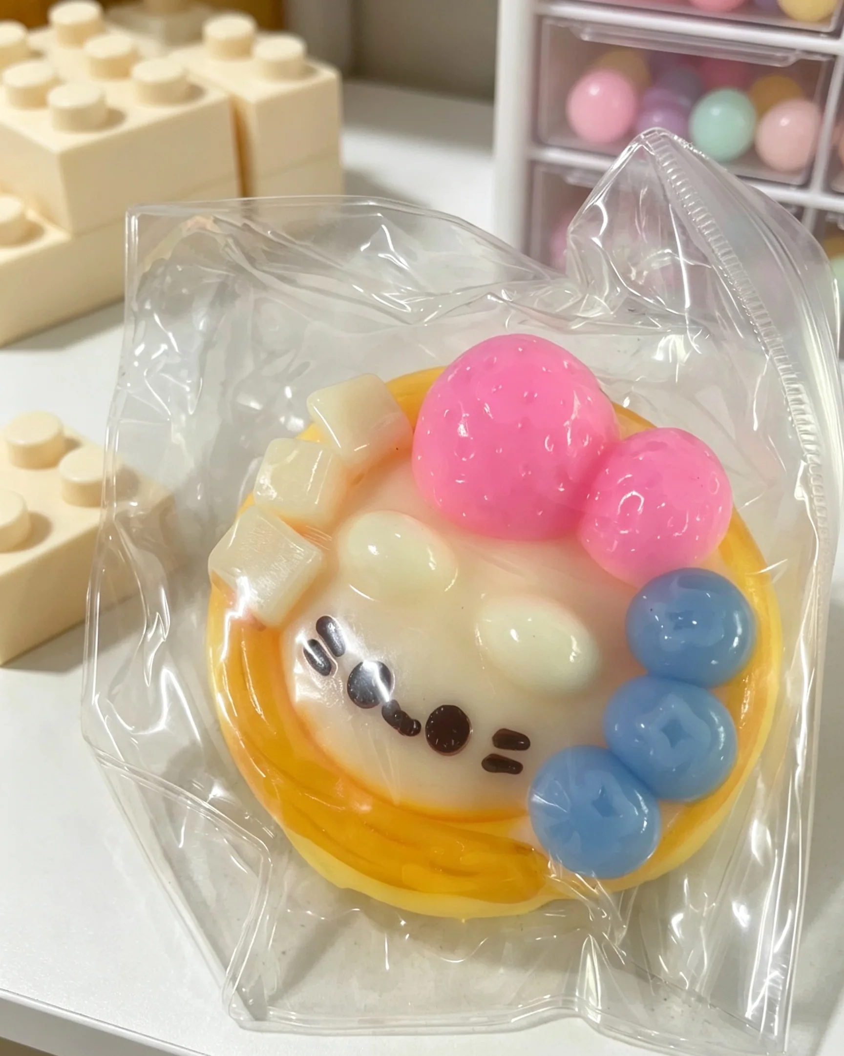 #decompre2026Kawaii Cartoon Egg Tart  Antistress Foot Squishy Toy,Fidget Squeeze Toy, Mochi Squishy, Stress Reliever,fidget Toys