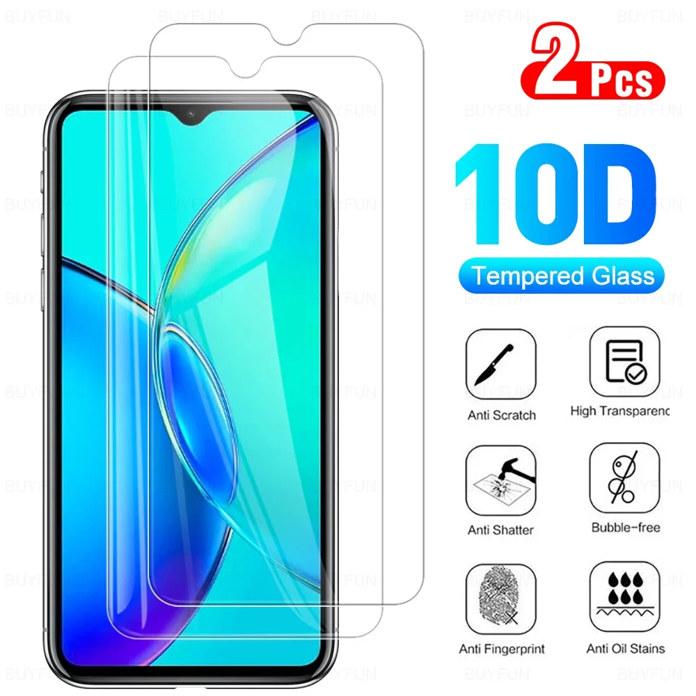 

2pcs Protective Screen Tempered Glass For Vivo Y27 5G Y27 4G Y36 V27e Screen Protector Film Protection Glass tempered films