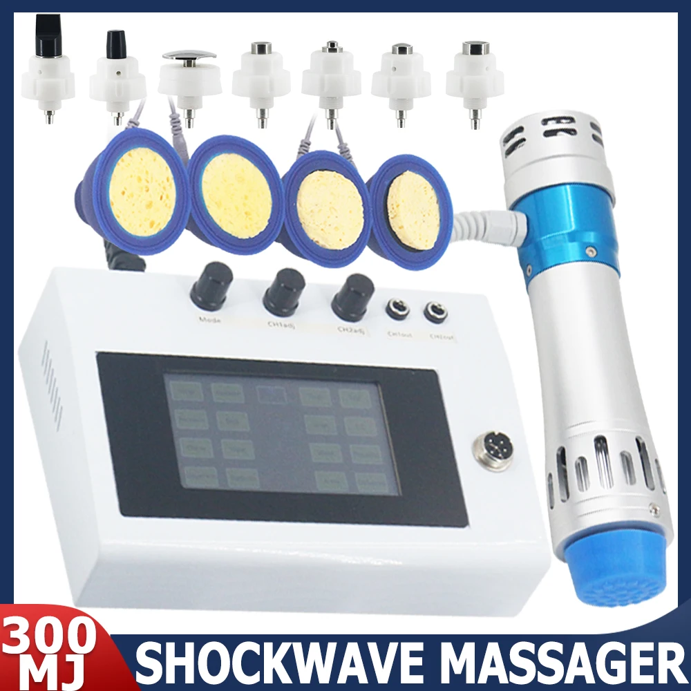 

Physiotherapy Shockwave Machine EMS Effective ED Treatment Relieve Elbow Pain 300MJ Professional Shock Wave Relaxation Massager