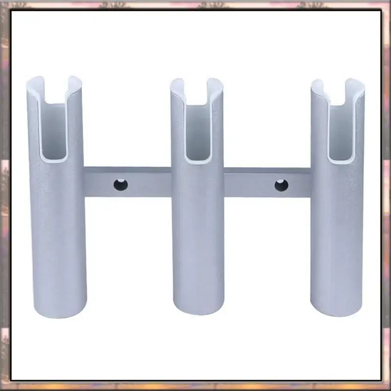 Baaz rack de vara de pesca montado na parede marinha, rack de vara de pesca de conexão tubular, rack de vara de pesca de iate marinho