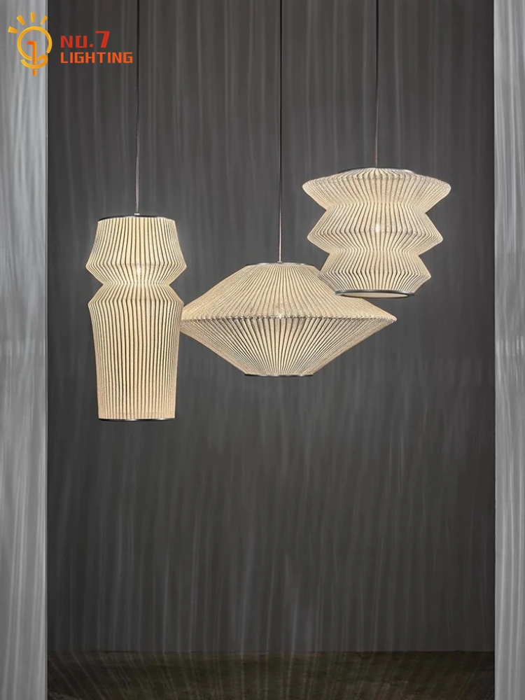 

Wabi-sabi Designer Stainless Steel Pendant Lights LED E27 Modern Light Fixtures Art Decor Homestay Living/Model Room Bedroom Bar