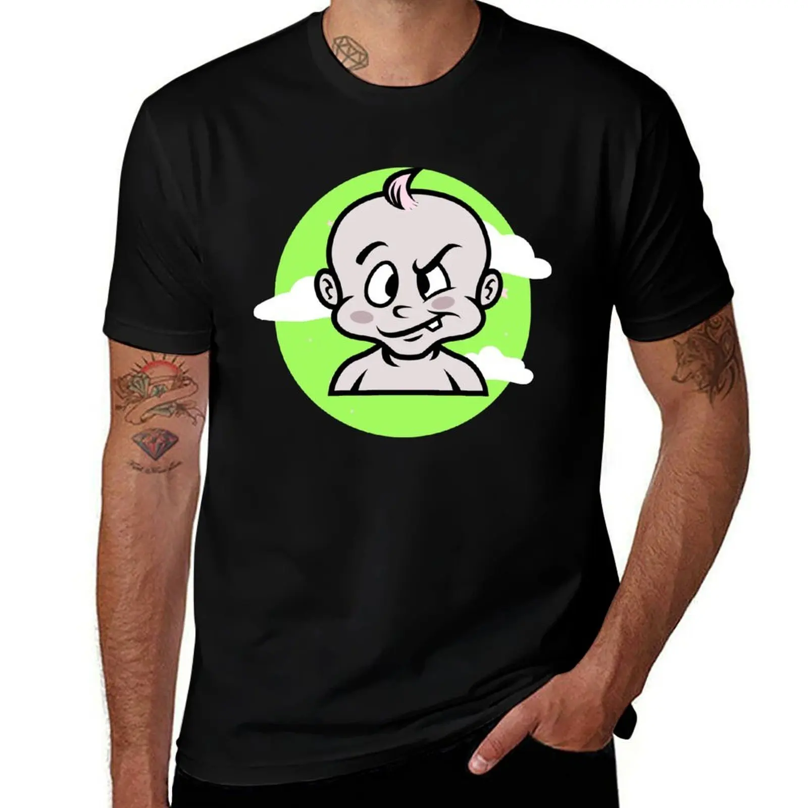 

Little Rascal Tee - Cheeky Baby One Tooth T-Shirt Louboutins boys whites quick drying Men's t shirts