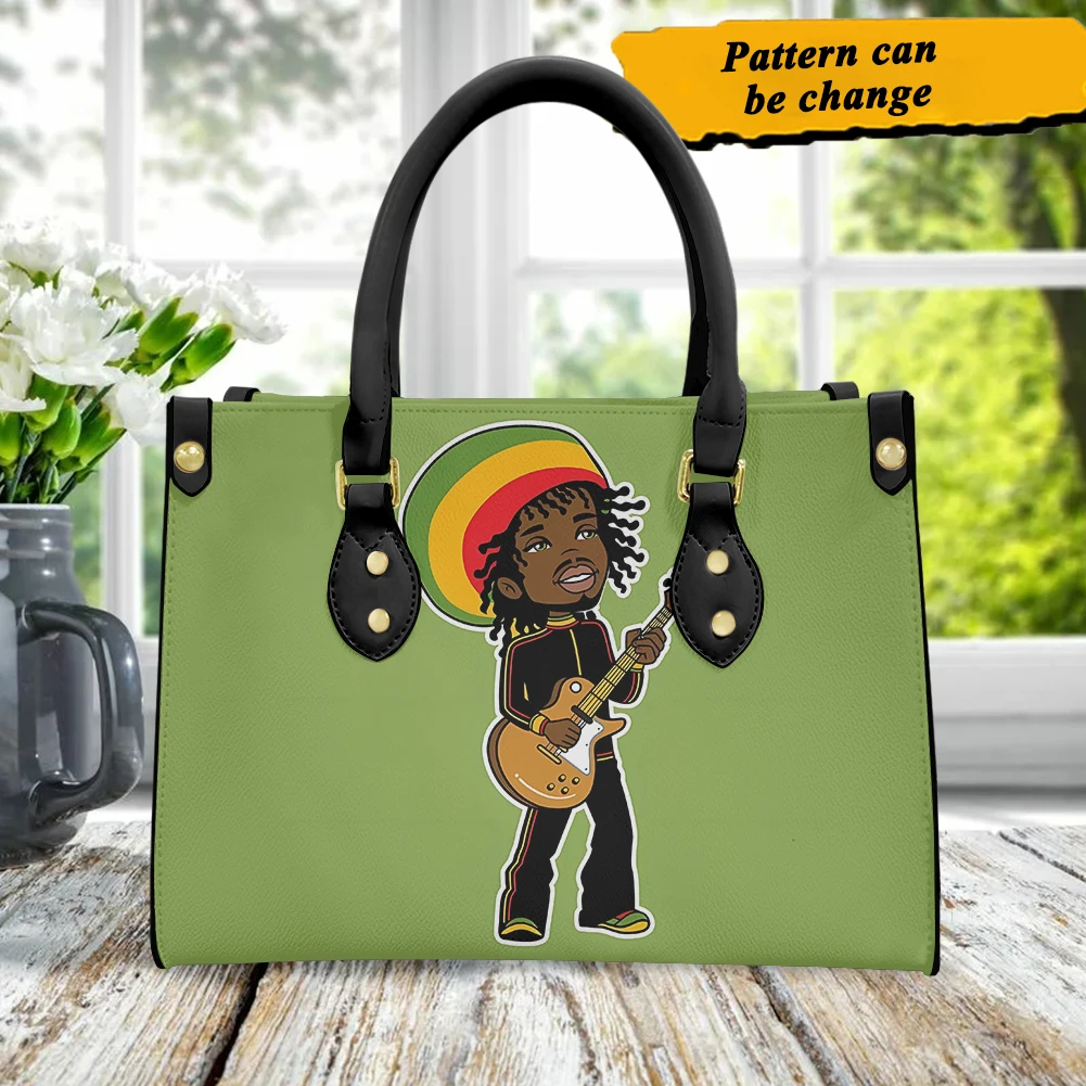 Bob Marley Bags for Women Jamaica Rock Singer Luxury Designer Handbag High Quality Fashion New in Handbag Sac De Luxe Femme 2023