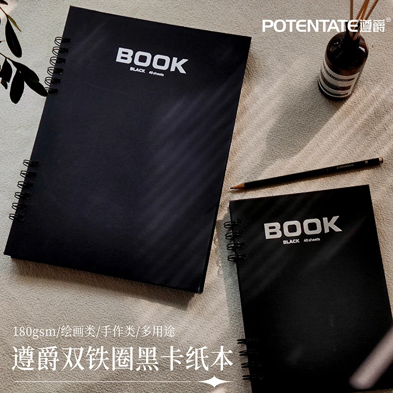 

A5/A4 черные страницы книги памяти DIY ремесло фотоальбомы обложка для скрапбукинга крафт-альбом для подарков на годовщину свадьбы книги памяти