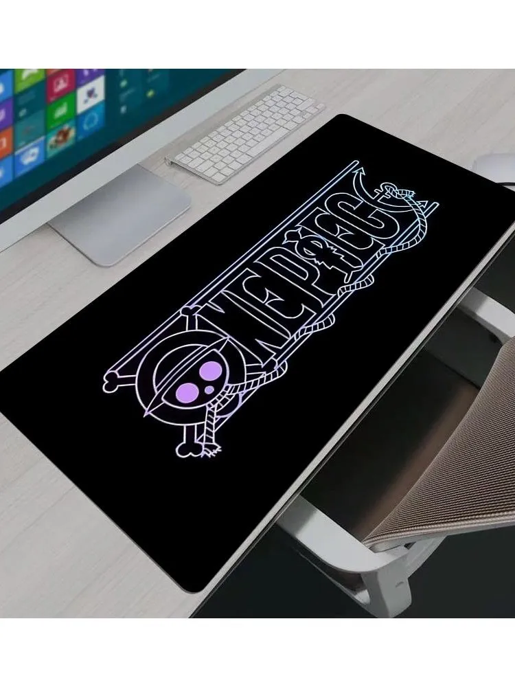 Tapis de souris ordinateur portable clavier tapis de souris japon jeu Anime une pièce Logo grand tapis de souris claviers joueurs décoration tapis de bureau