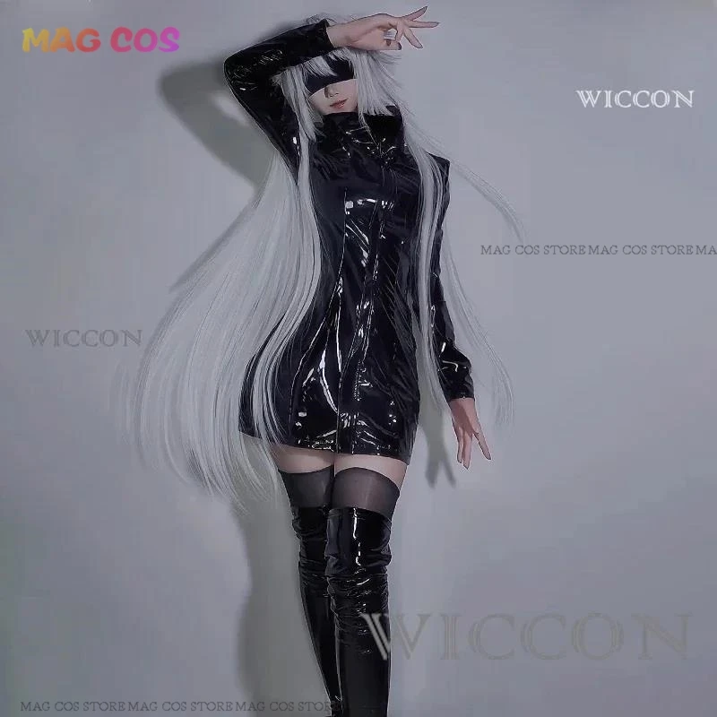 Fancy Adult Girl JJK Gojo Satoru Cosplay Costume Halloween Birthday Party Clothes for Women