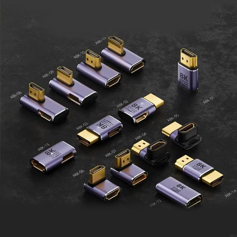 

HDMI-совместимый адаптер HDMI-совместимый конвертер «мама» на HDMI-совместимый «папа» UHD2.1 Поддержка 8K 60 Гц 4K 120 Гц 48 Гбит/с