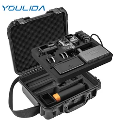 For DJI Osmo Action 5 Pro Camera Accessories Hard Case 2 Layer Waterproof Storage Box Carrying Case Portable Travel Suitcase