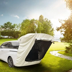 Without Support Poles!Rear Tent MPV Special Outdoor Camp Car Tail Multifunction Roof Extension Sunshade Rainproof Anti-mosquito