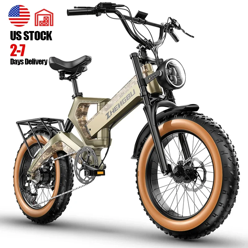 20 inch 48V 1000W 25AH mountain city adult electric bicycle folding electric fat tire dirt bike electric bicycle ebike