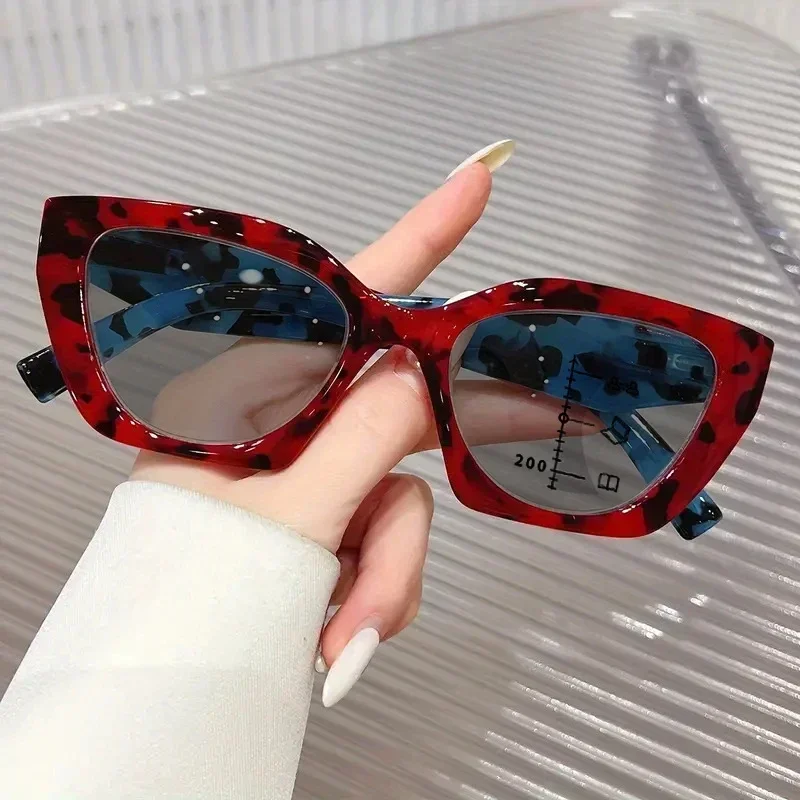 Smart Photochromic Sunglasses for Reading Glasses Vintage Progressive Multifocal Presbyopia Eyewear Finished Bifocal Eyeglasses