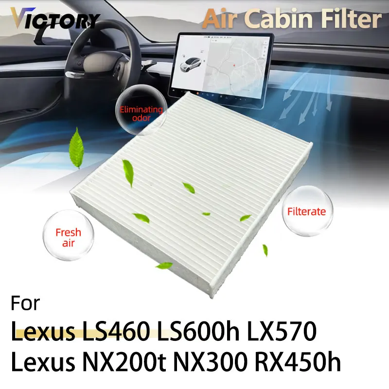 Car Air Conditioning Cabin Filter For Lexus LS460 LS600h LX570 NX200t NX300 NX300h RX350 RX450h Scion iM 87139-02020 72880-AJ000