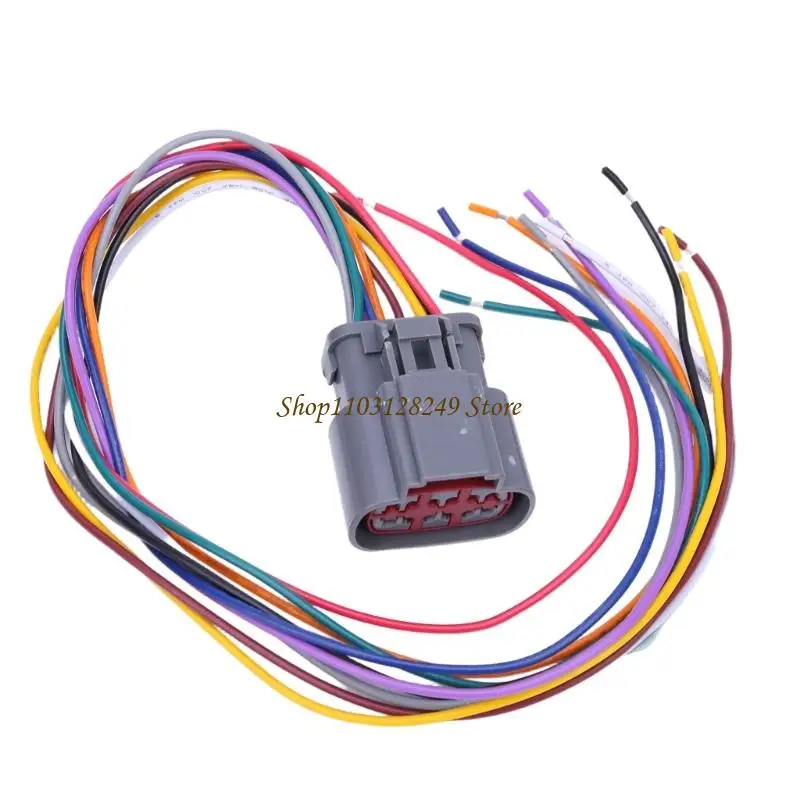 N5KD D36445EAK Transmission Solenoid Wiring Harness Pigtail with Attached Color-Coded Leads for F150 F250 F350 Terminal-Side