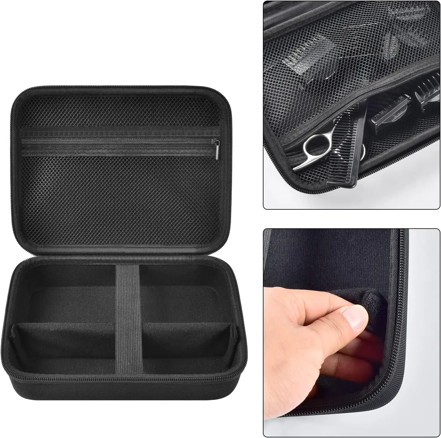 (ケースのみ) Hatteker/oneisall/Ufre/Limural バリカン用ケース、男性用ひげトリマーオーガナイザーボックス、コードレスヘア用