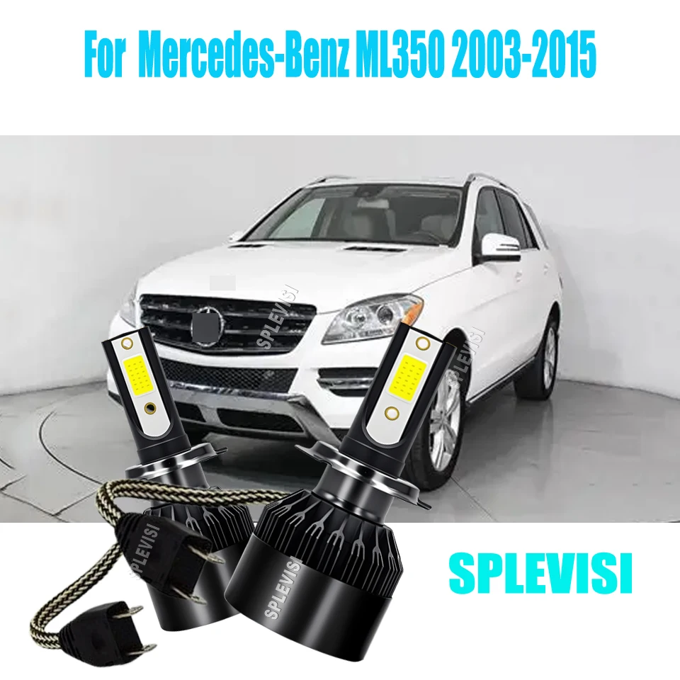 

See Further & Safer with 477 H7 LED White Headlights 9-16v For Mercedes-Benz ML350 2003-2009 2010 2011 2012 2013 2014 2015