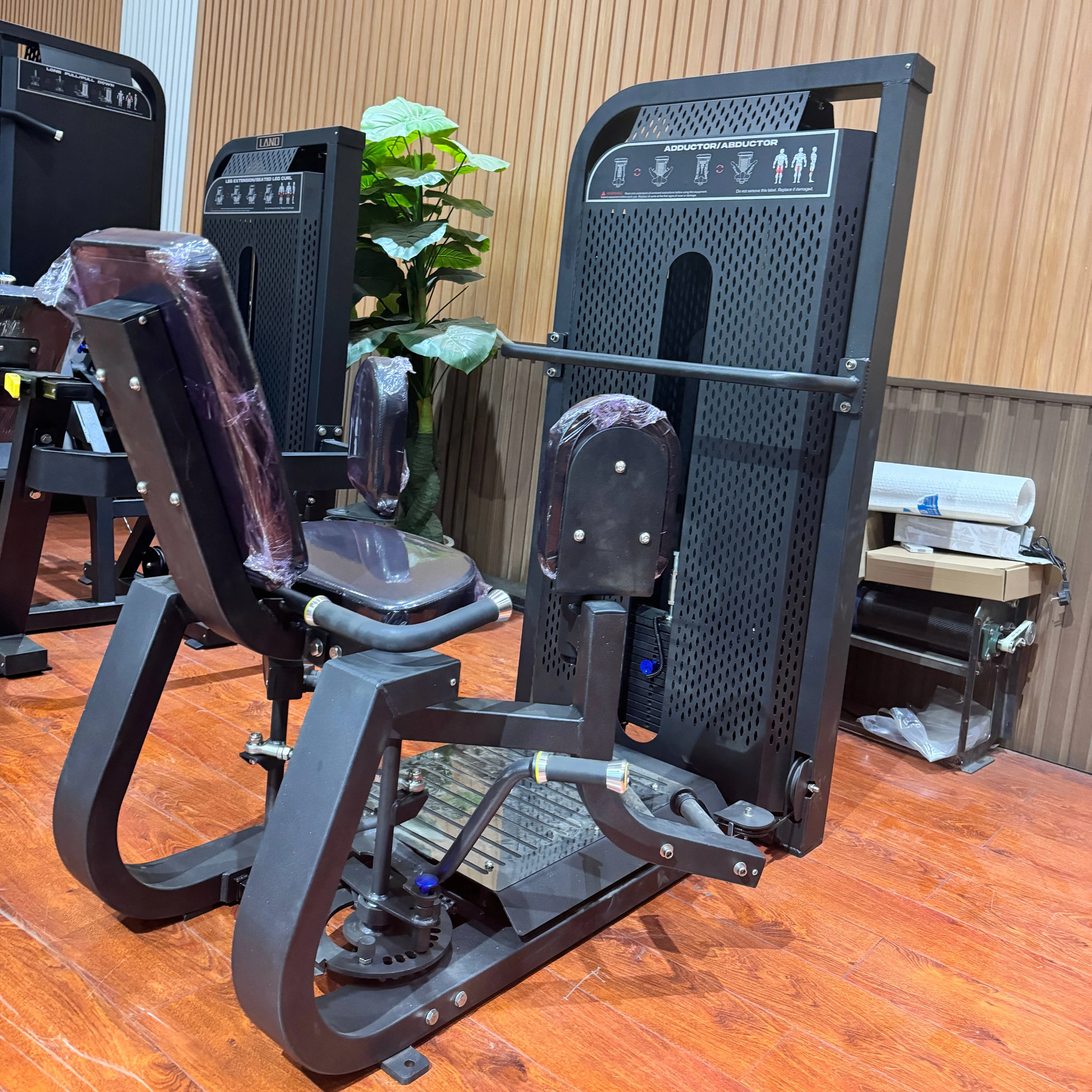 Equipo de gimnasio Fábrica Máquina de gimnasio funcional dual Equipo de muslo interior/exterior Abductor/Aductor de fitness