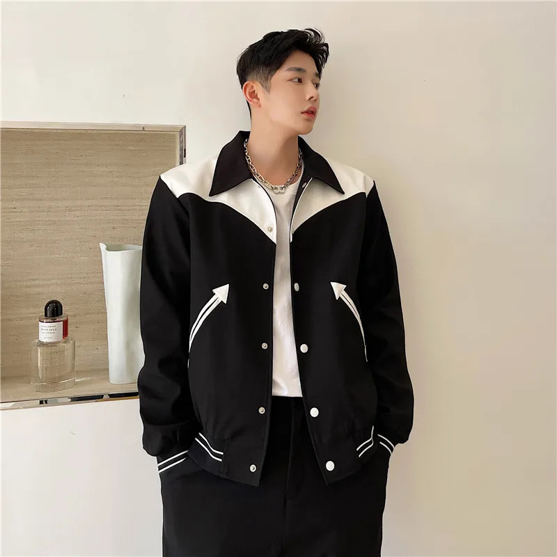 

2022 Spring Autumn Men's Bomber Zipper Casual Streetwear Hip Hop Coats Fashion Slim Fit Baseball Jackets Mens Clothing W79