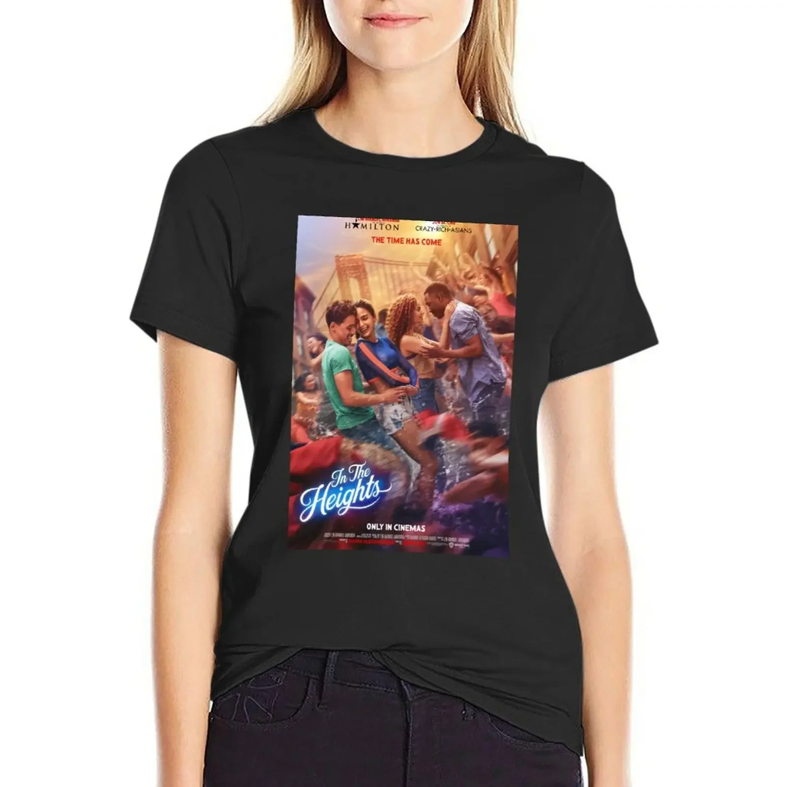 

In The heights Poster T-Shirt Short sleeve tee Aesthetic clothing animal print plus sizes Woman clothes