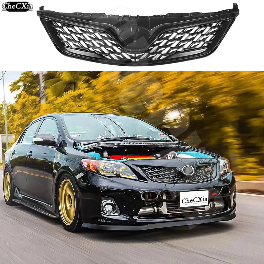 

Suitable For 2010-2013 Toyota Corolla Modified Racing Car Grille Made Of Plastic For Decorative Grille