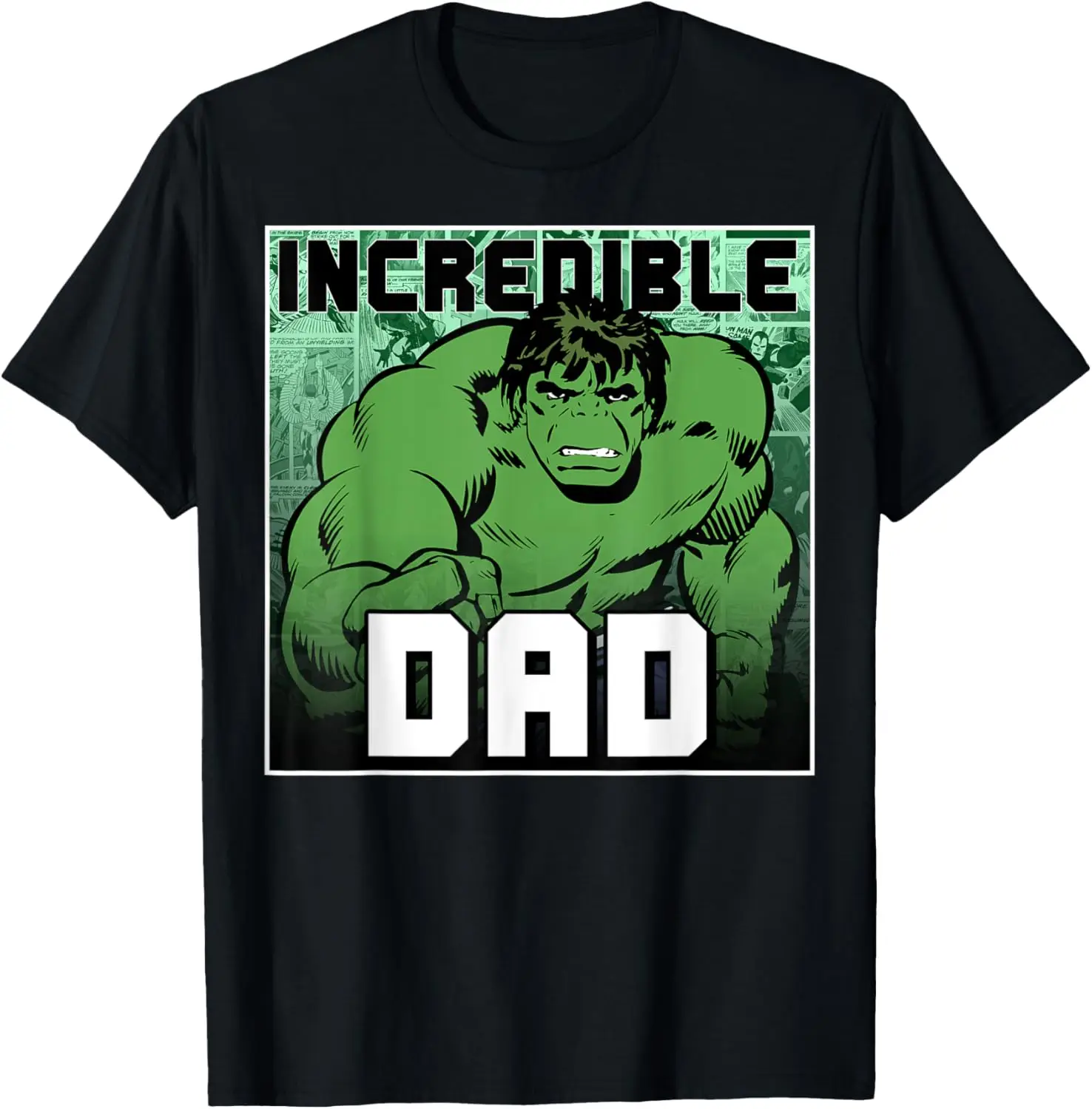 Marvel Comics Avengers Father's Day Hulk Incredible Dad T-Shirt