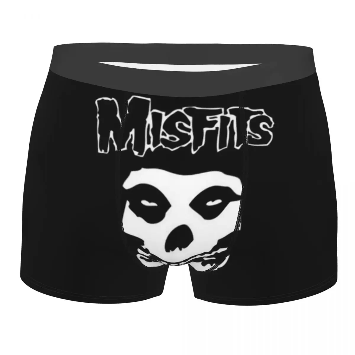 Misfits Skull Men's Boxer Briefs special Highly Breathable Underwear Top Quality 3D Print Shorts Gift Idea