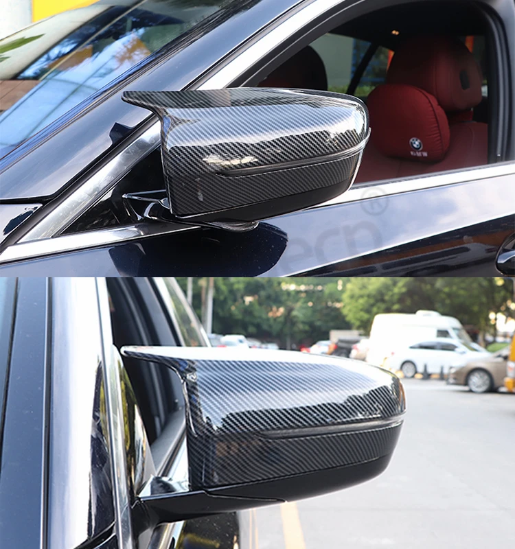 Coques Rétroviseur Noir Brillant Pour BMW G20 G21 G30 G31 G11 G14 G15 - ABS - Installation Clip - Sans Outils