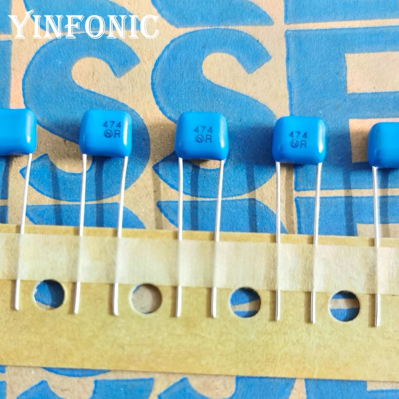 

100Pcs/Lot NISSEI CBB Film Capacitor 50V 474J 473J 103J 104J 224J Pitch=5mm Film Capacitors
