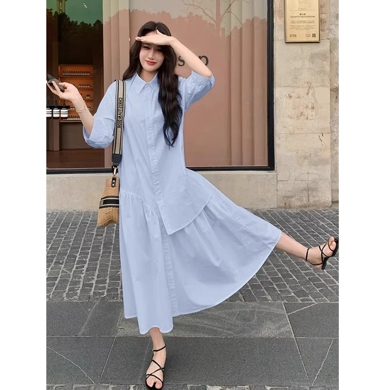 Vestidos de manga comprida vestido feminino festa de noite primavera malha floral bordado barco-pescoço manga bufante em camadas cintura gota mori menina