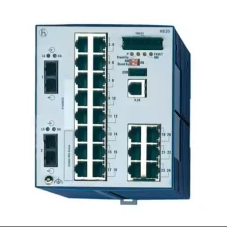 Hirschmann Industrial Ethernet Switch RS20-0400M2MSDAE Managed,   IP20  plastic  housing, Rail  Switch