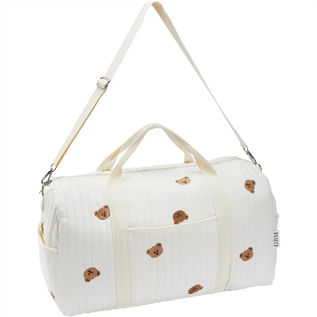 

Women's Travel Duffel Bag – Large Weekender Overnight Bag with Wet Pocket, Carry-On Friendly Hospital Maternity Bag