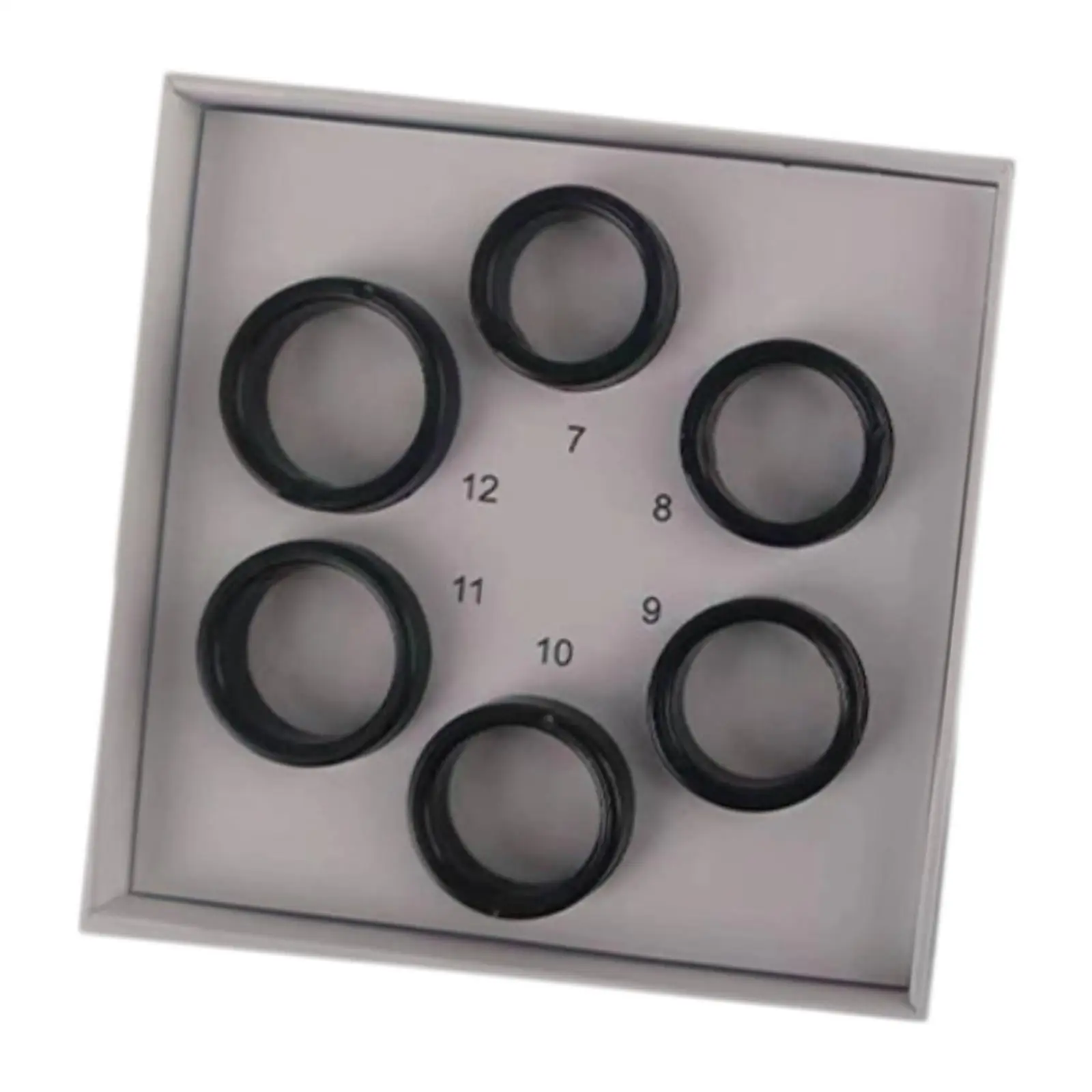 6 Stuks Ring Sizing Tool Meet Vrouwen Mannen Winkel Ring Sizers Voor Het Meten