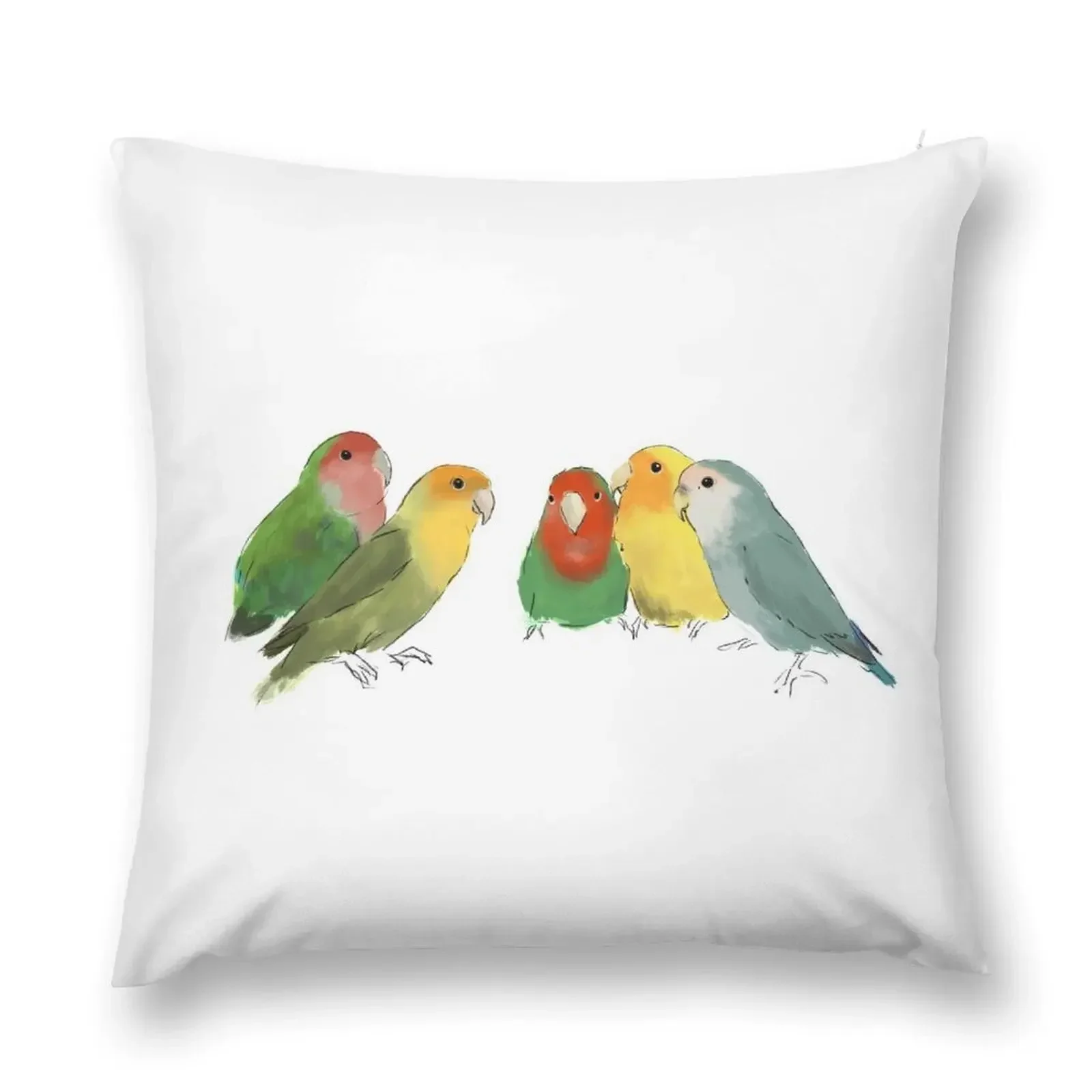 Lovebirds Throw Pillow Pillow Cases Sofa Cushion pillow