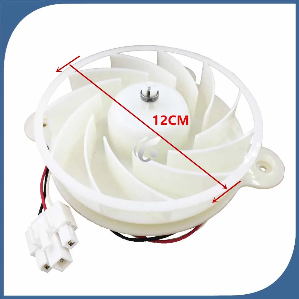 1pcs ใหม่ทํางานดีสําหรับตู้เย็นมอเตอร์ ZWF-30-3 12V2.5W พัดลมมอเตอร์