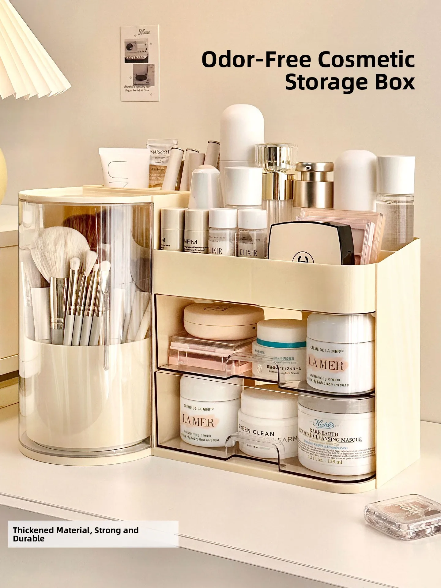 

Desktop eup Cosmetic Storage Box High-End Large Capaci Lipsti Skincare Products eup Bru Holder Organizer Ra