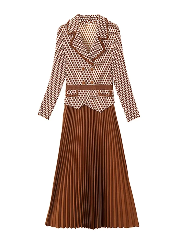 New Black Patchwork Plaid Bodycon Prom Clothes Women Elegant Office Lady Autumn Winter Korean Vintage Hepburn Dresses XQ320