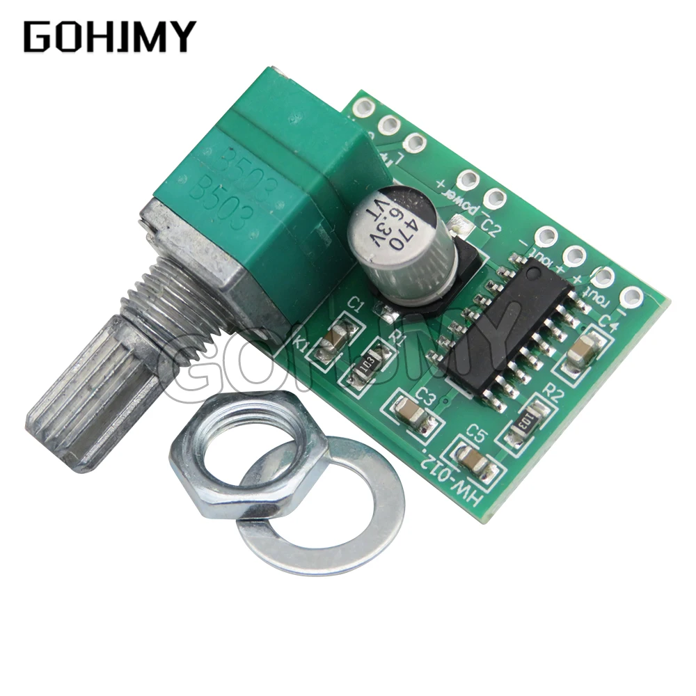 5PCS PAM8403 5V Mini Digital Amplifier Board With Switch Potentiometer Can Be USB Powered NEW