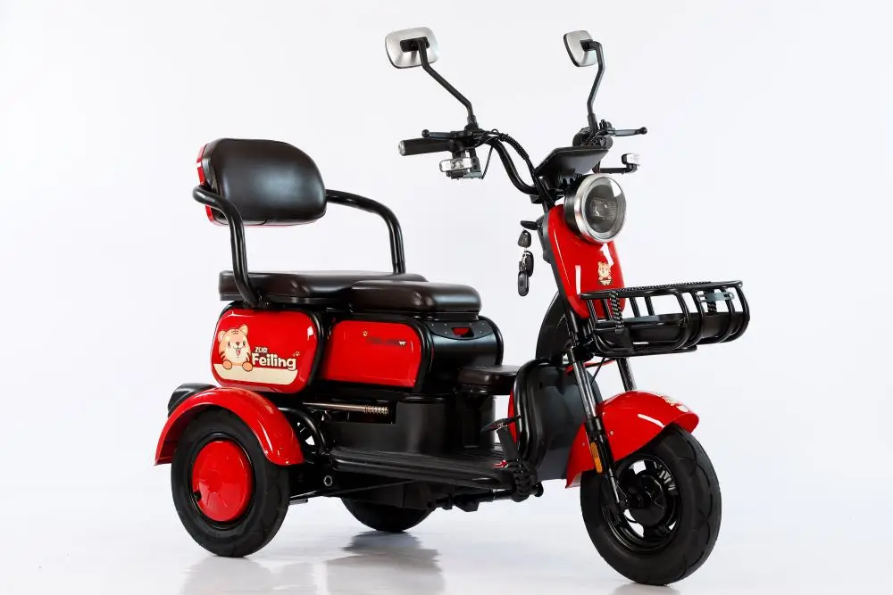 Atacado personalizado de 3 rodas dobrável triciclo elétrico de passageiros scooter de três rodas para adultos