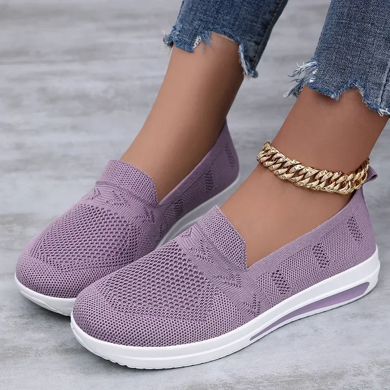 

Women's Summer New Mesh Breathable Soft-soled Wear-resistant Women's Shoes Casual Sports Walking Women's Shoes