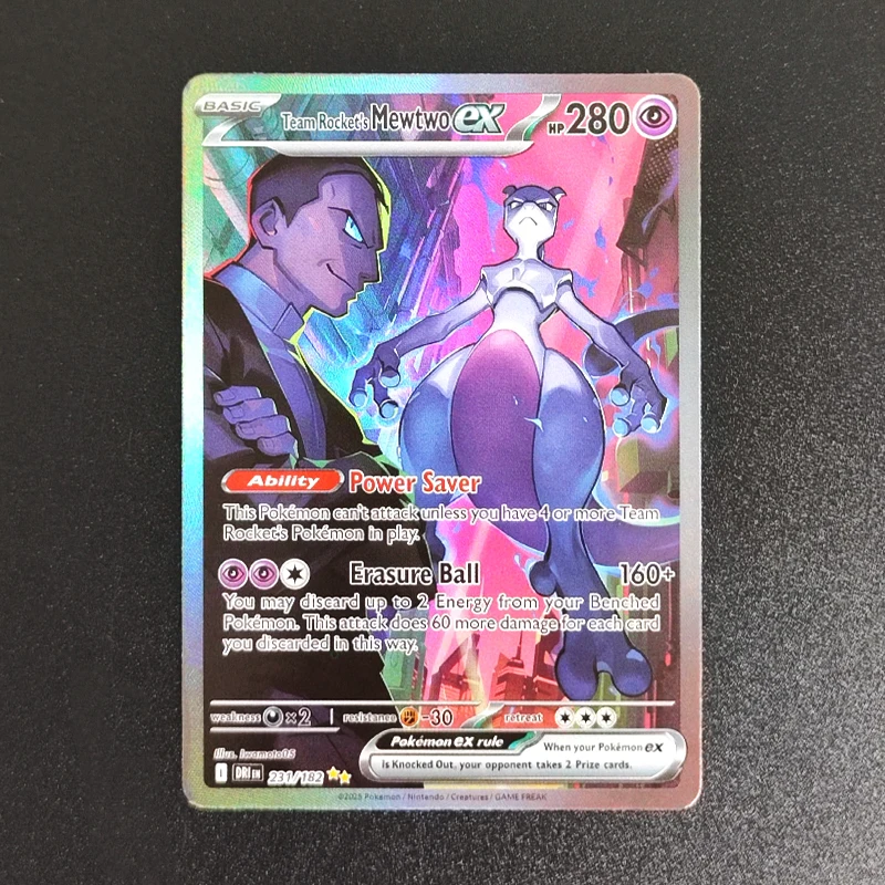 

2025 Sv10 Sv09 Ptcg English Destined Rivals Team Rocket's Mewtwo Cynthia's Garchomp Ethan's Ho-Oh Anime Collection Cards
