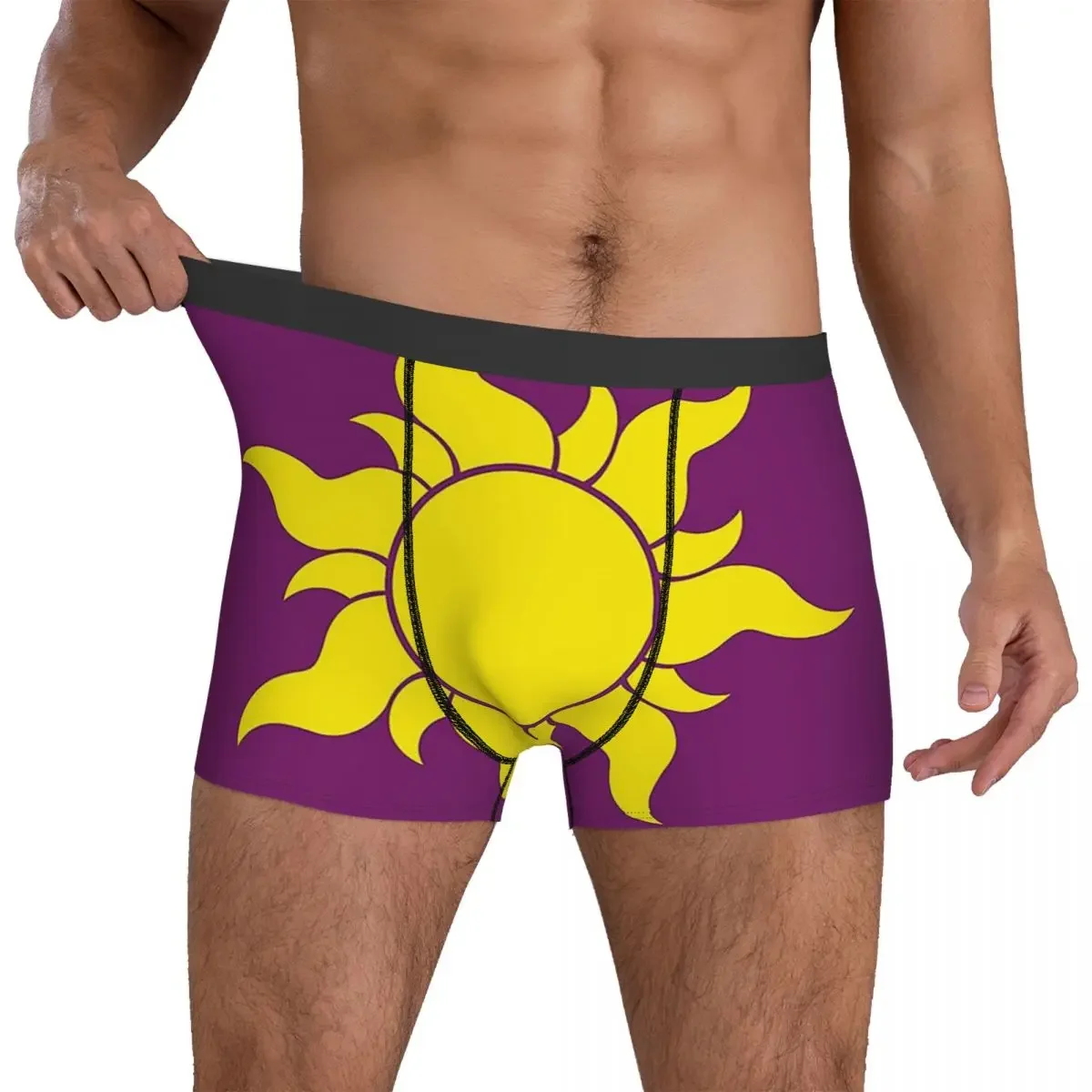 Boxer Rapunzel Sun pour homme, caleçon, culotte, sous-vêtement doux, cadeau pour petit ami